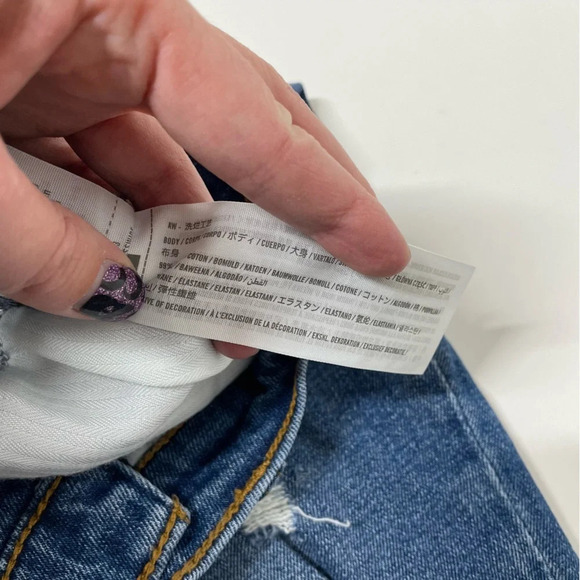 Abercrombie & Fitch The Ankle Straight Ultra High Rise Jean Size 28 / 6 - Picture 9 of 12